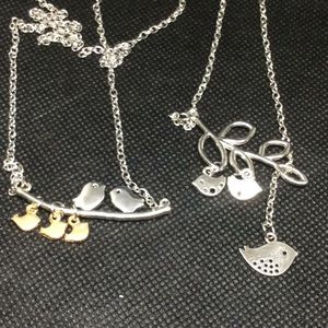 2 Mama Bird Necklaces